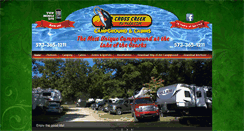 Desktop Screenshot of crosscreekrvpark.com